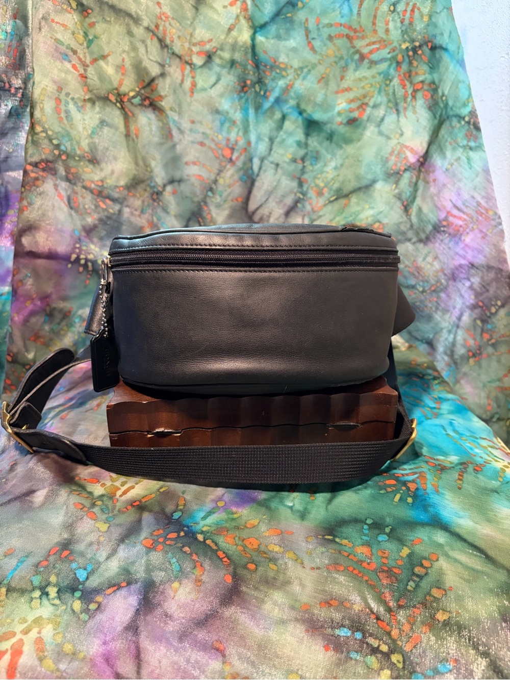 VINTAGE COACH black Belt Bag
Fanny Pack GloveTanned
Leather 0515 - Picture 1 of 7
